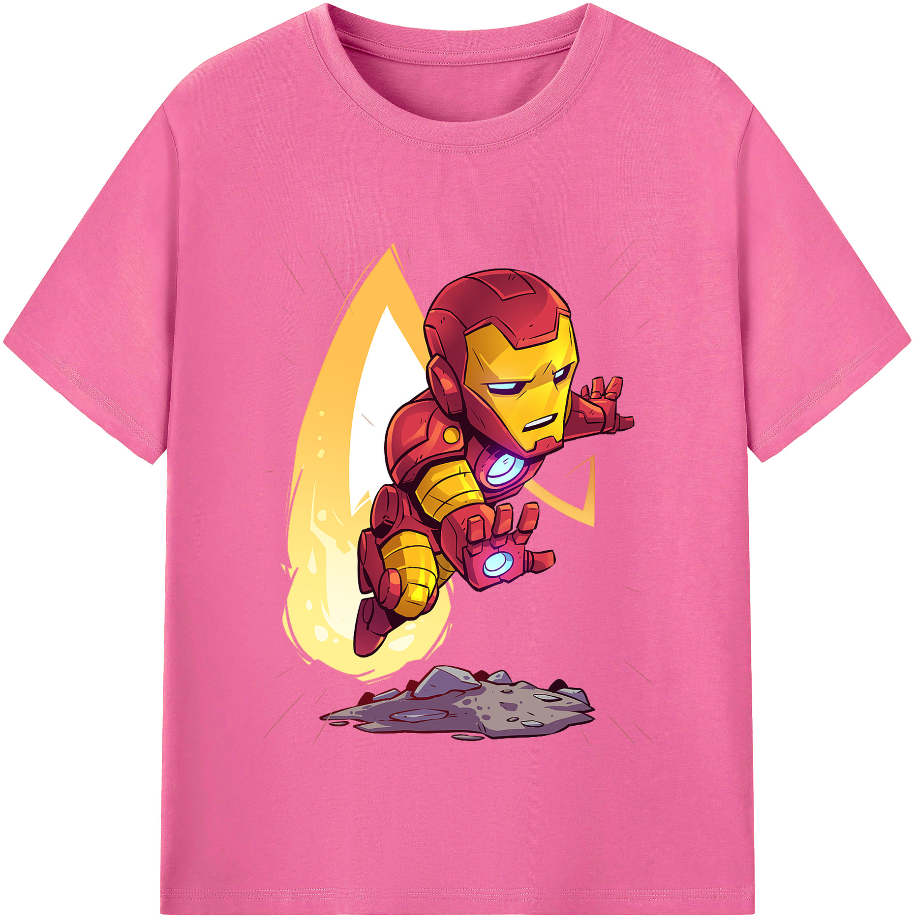 （画像用） アベンジャーズ The Avengers レディースカジュアルプリントTシャツ（綿100％）